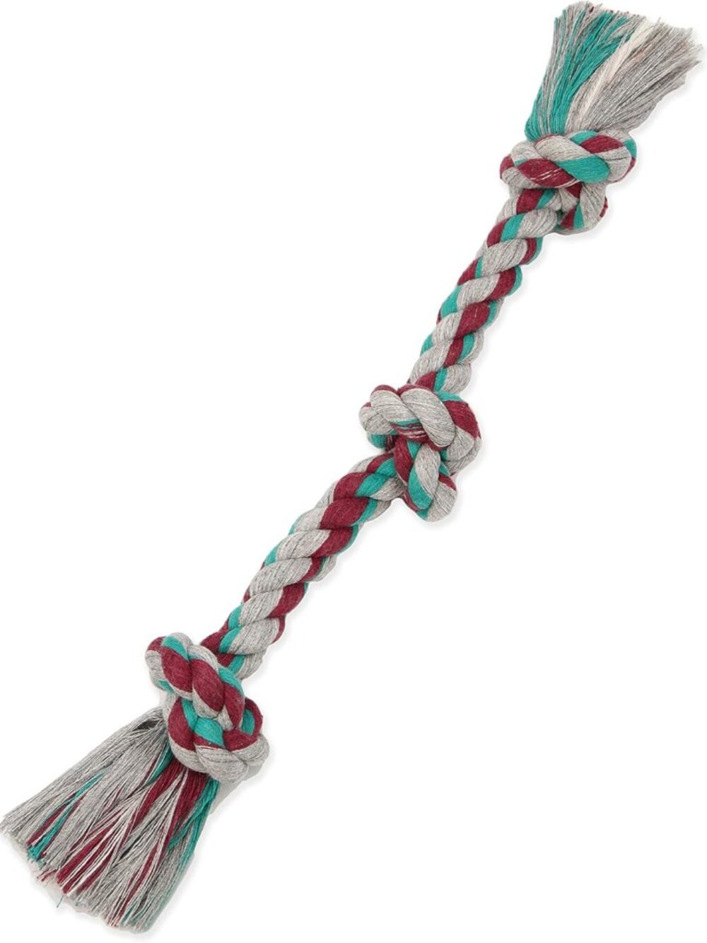 Mammoth Flossy Chews Color Rope Tug – Premium Cotton-Poly Tug Toy for Dogs – Int